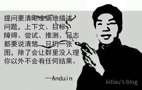 图 1 - 如何提问 - Anduin